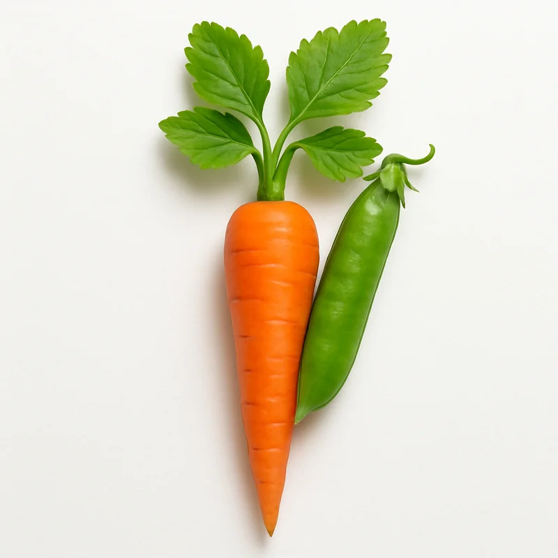 Peas And Carrot