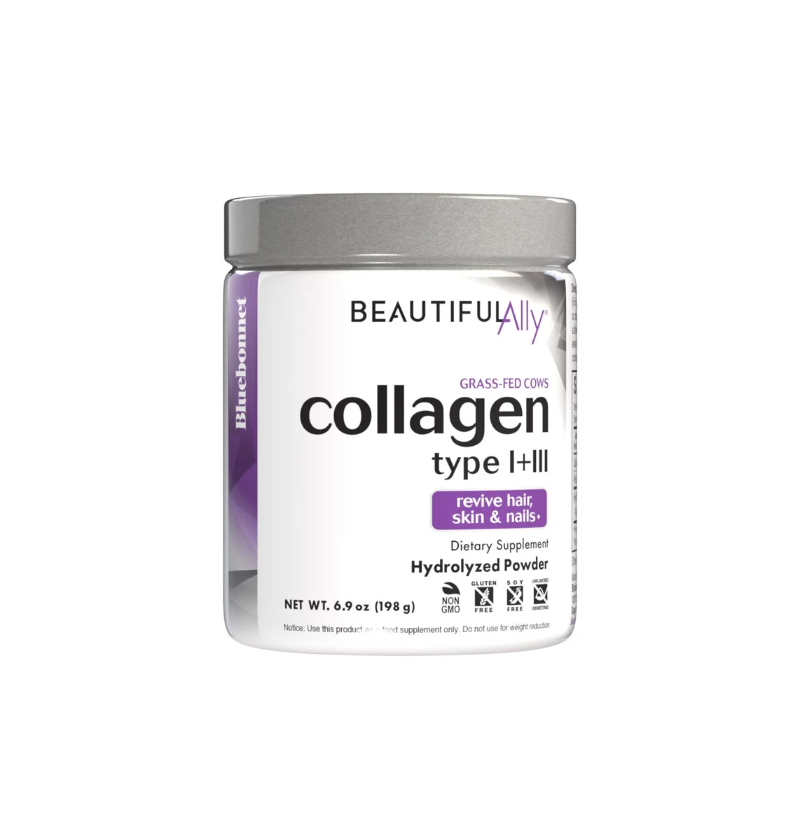Bluebonnet Nutrition BEAUTIFUL ALLY COLLAGEN TYPES I & III POWDER