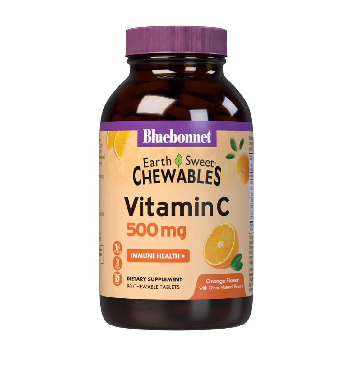 Bluebonnet Nutrition EARTHSWEET CHEWABLES VITAMIN C-500 mg