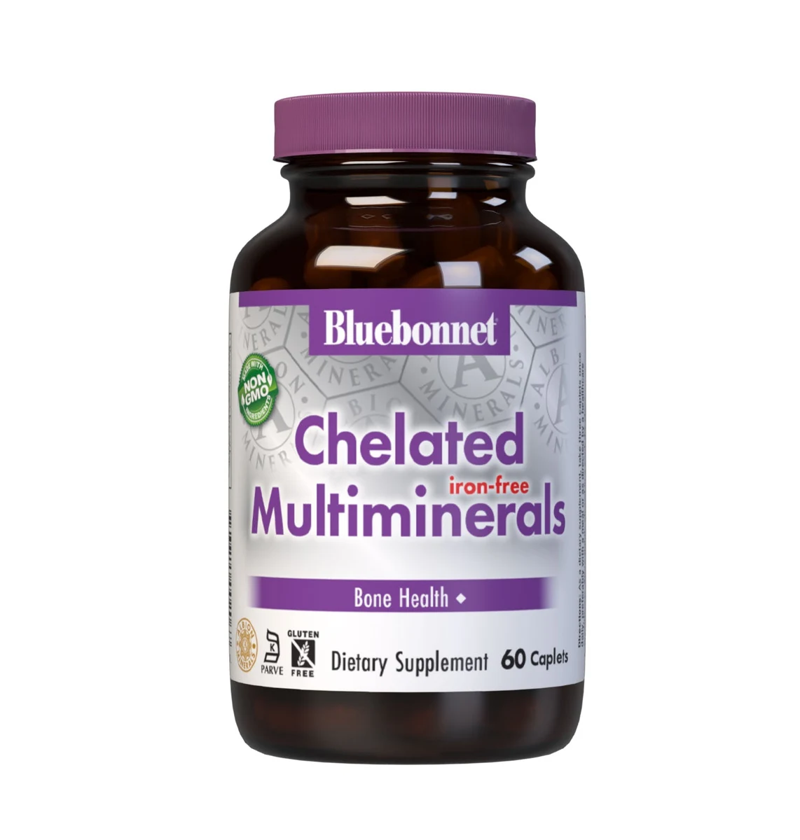 Bluebonnet Nutrition HIGH POTENCY CHELATED MULTIMINERALS (IRON-FREE)