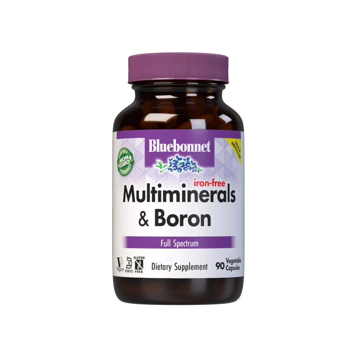 Bluebonnet Nutrition IRON-FREE MULTIMINERALS & BORON