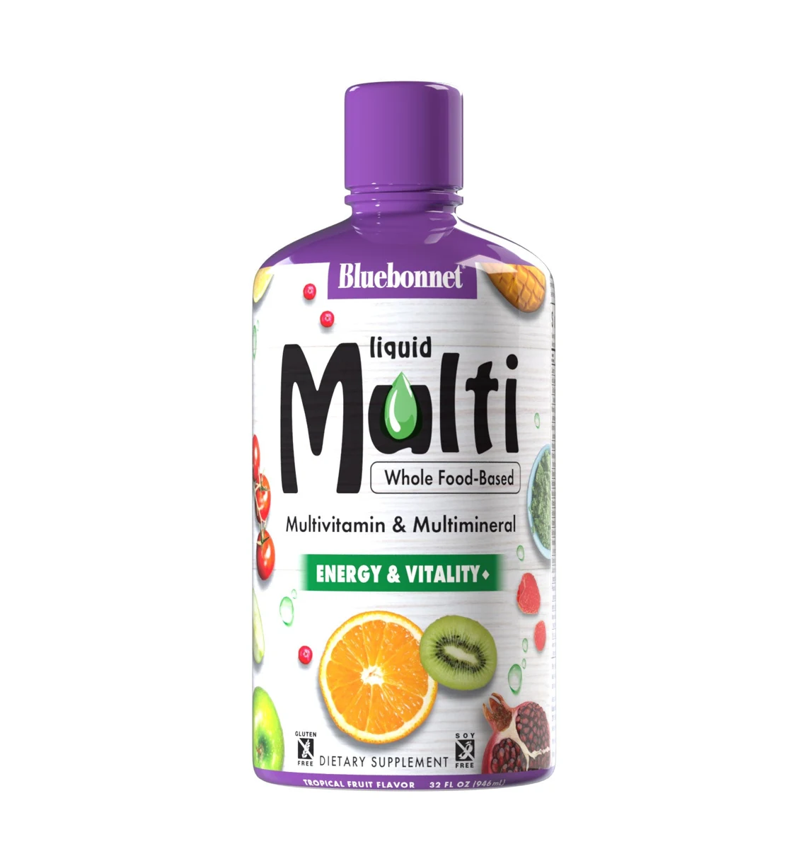 Bluebonnet Nutrition LIQUID MULTI FORMULA TROPICAL FRUIT FLAVOR