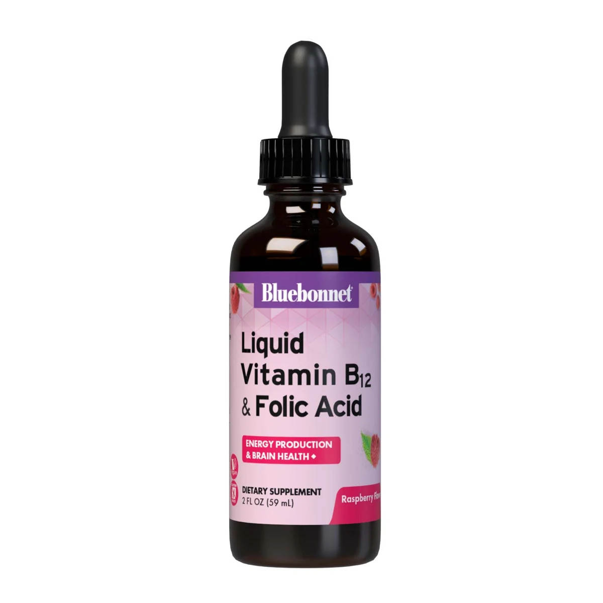 Bluebonnet Nutrition LIQUID VITAMIN B12 & FOLIC ACID