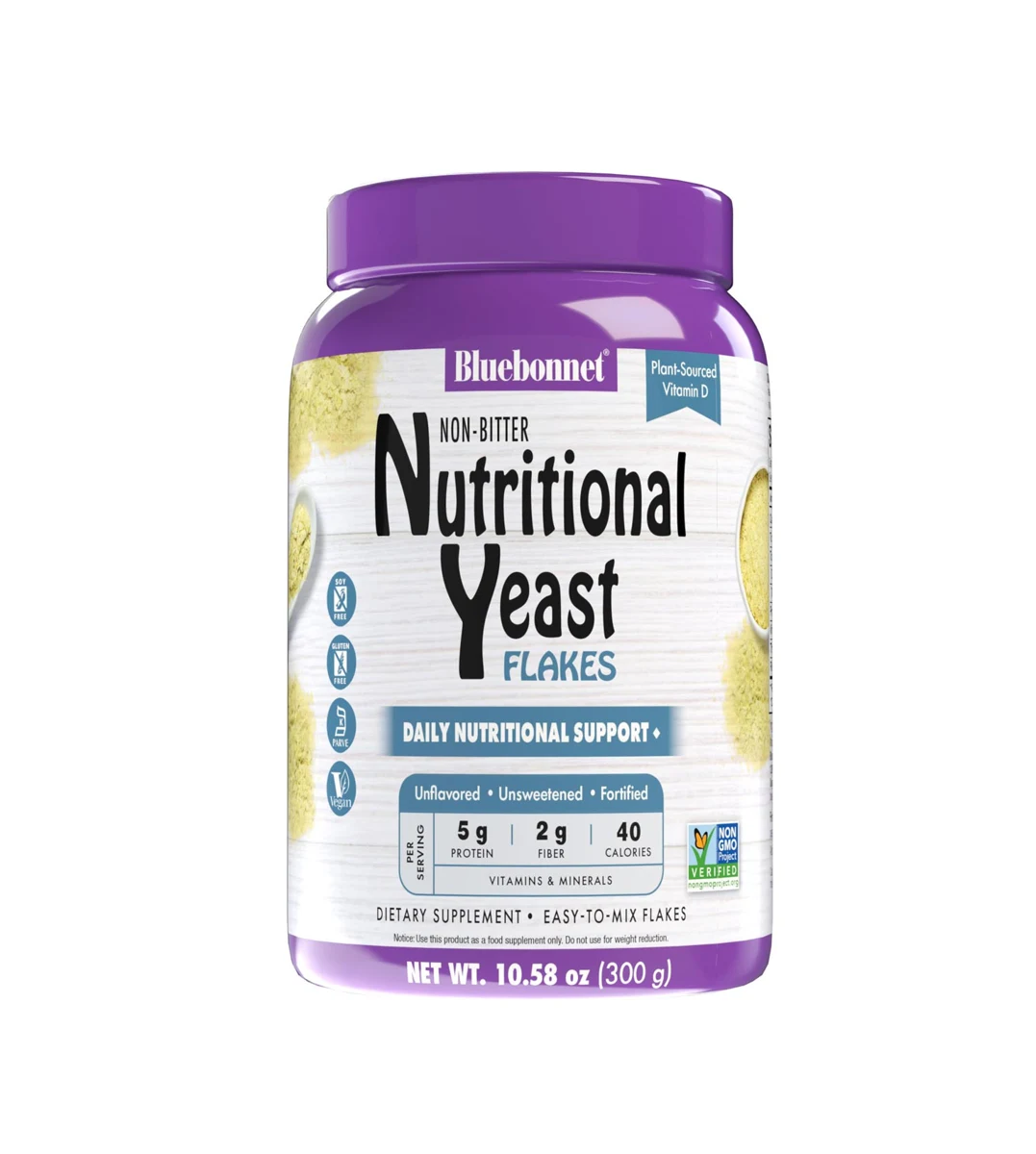 Bluebonnet Nutrition NON-BITTER NUTRITIONAL YEAST FLAKES