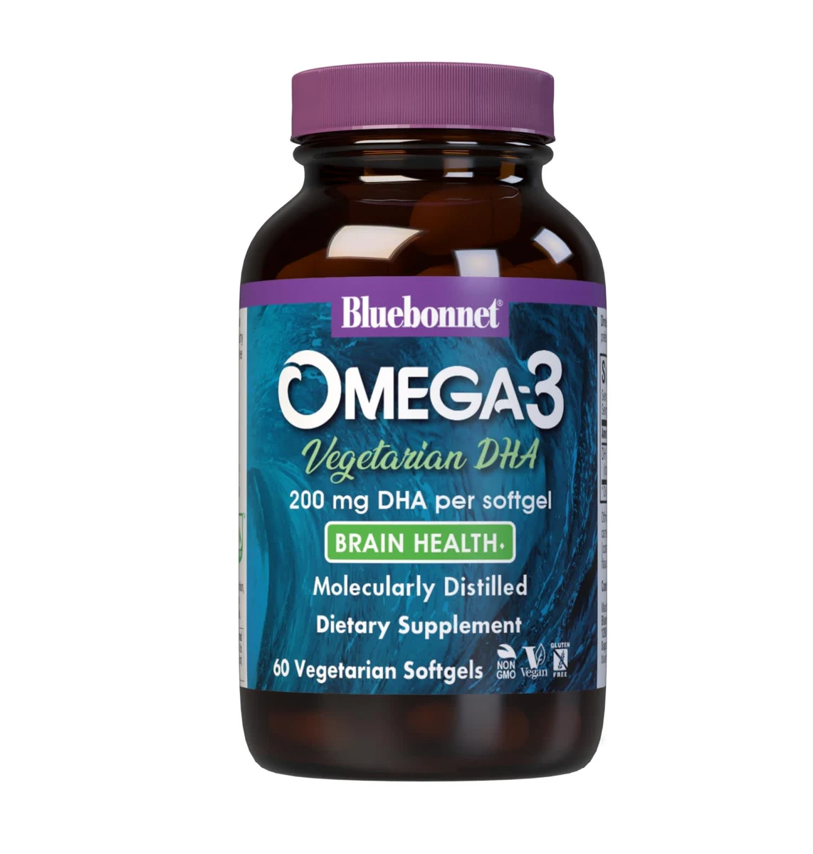Bluebonnet Nutrition OMEGA-3 VEGETARIAN DHA 200 mg