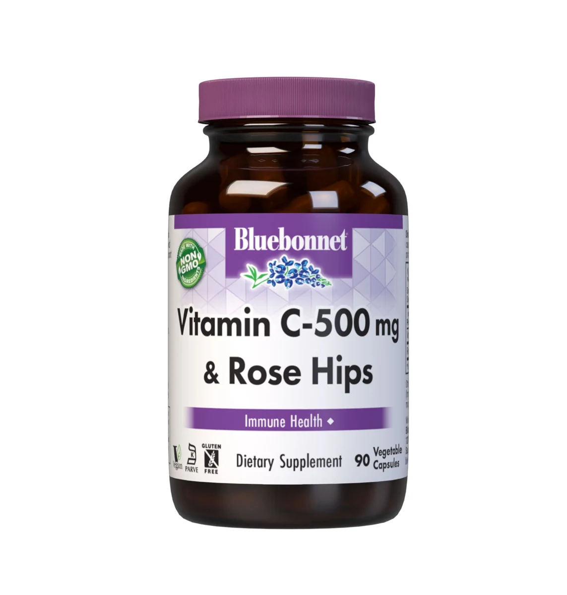 Bluebonnet Nutrition VITAMIN C-500 mg & ROSE HIPS