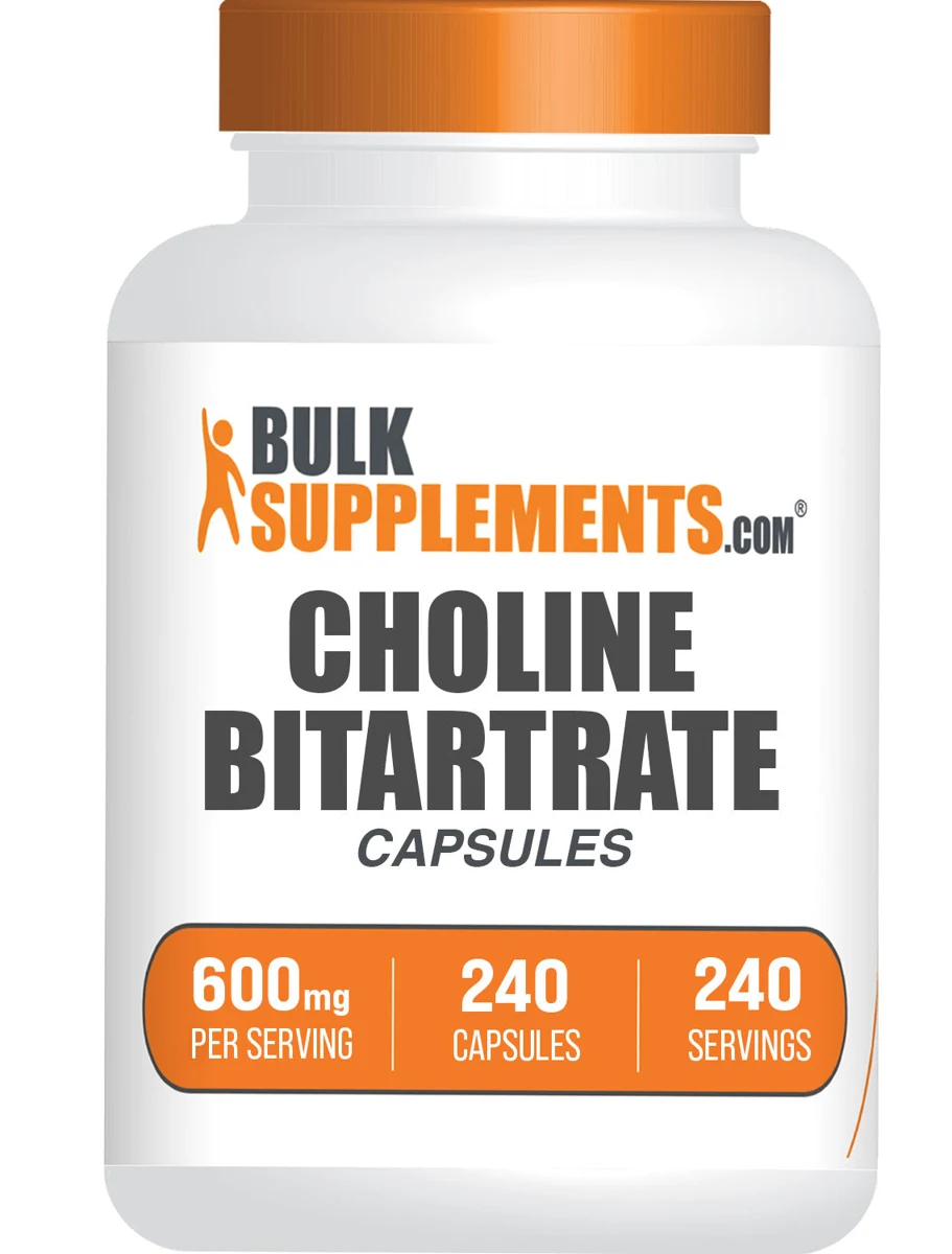 BulkSupplements Choline L-Bitartrate Capsules