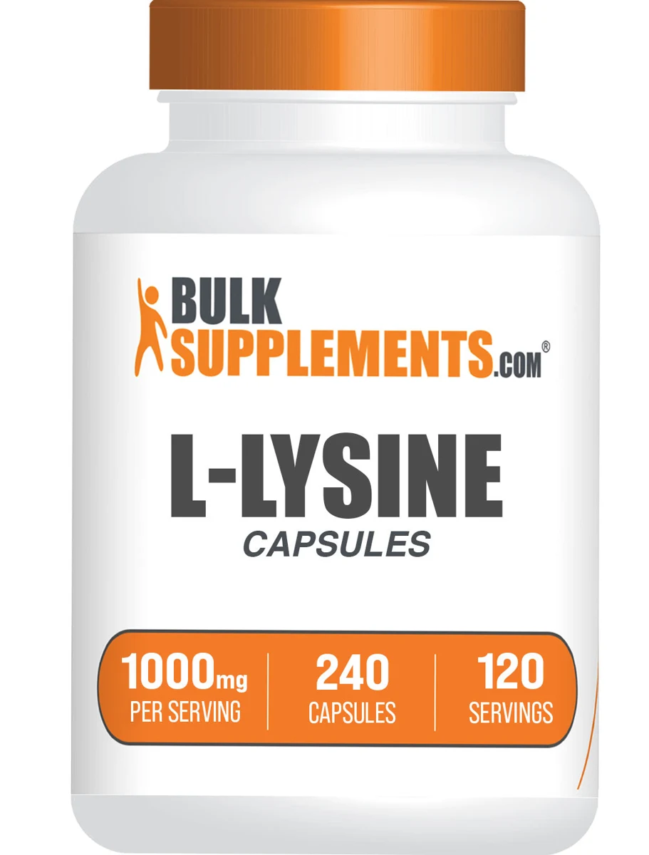 BulkSupplements L-Lysine HCl Capsules
