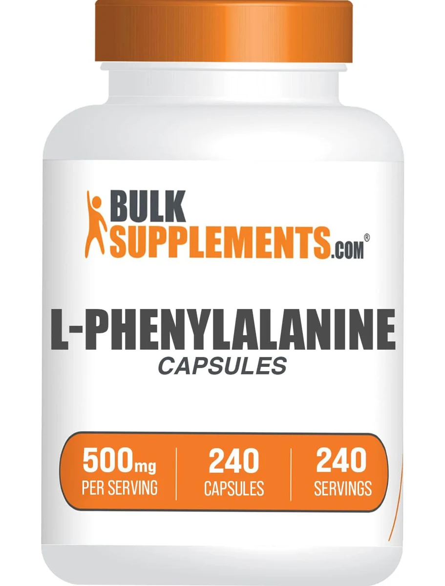 BulkSupplements L-Phenylalanine Capsules