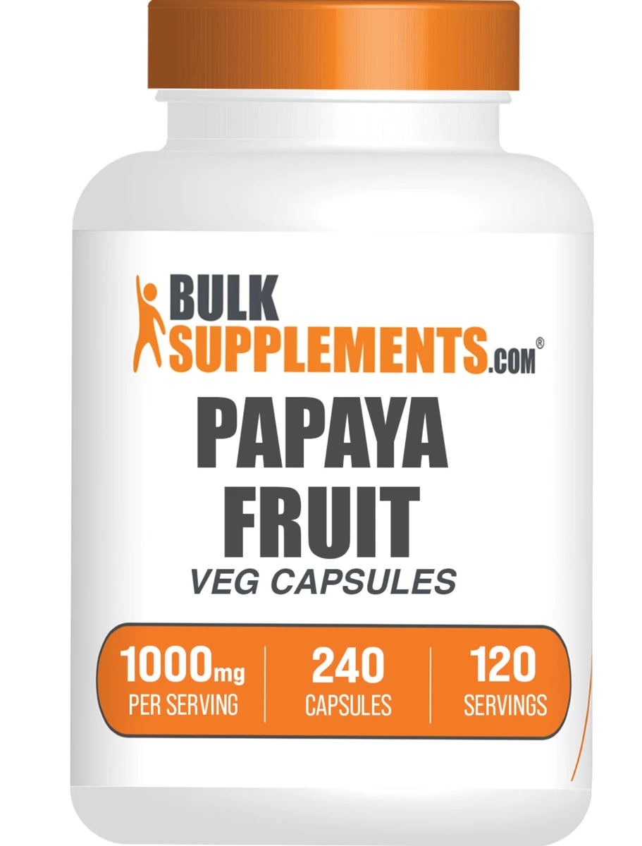 BulkSupplements Papaya Fruit Extract Capsules