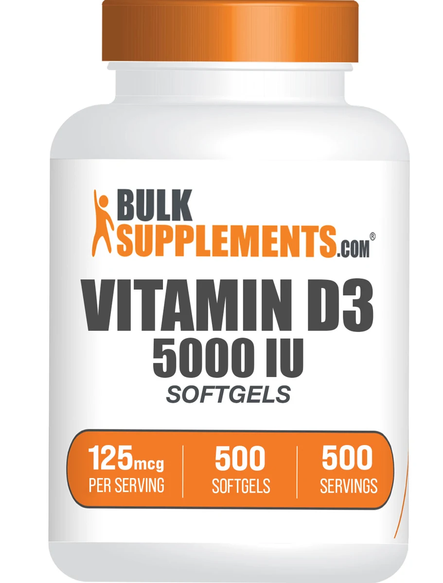 BulkSupplements Vitamin D3 Softgels