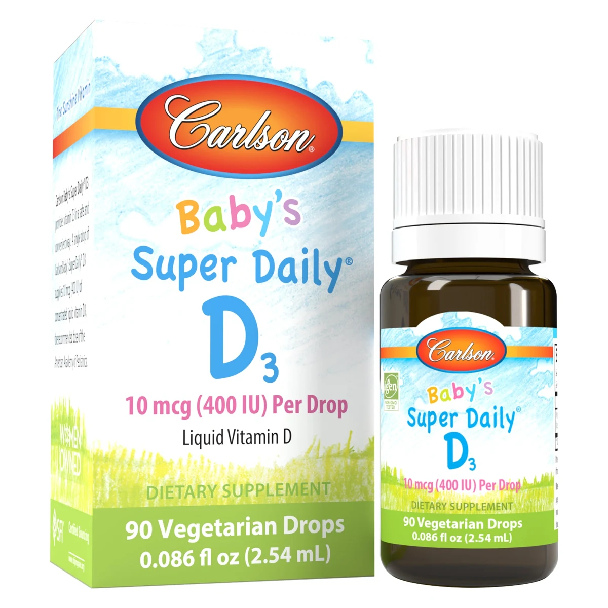 Carlson Baby's Super Daily D3 400 IU (10 mcg)