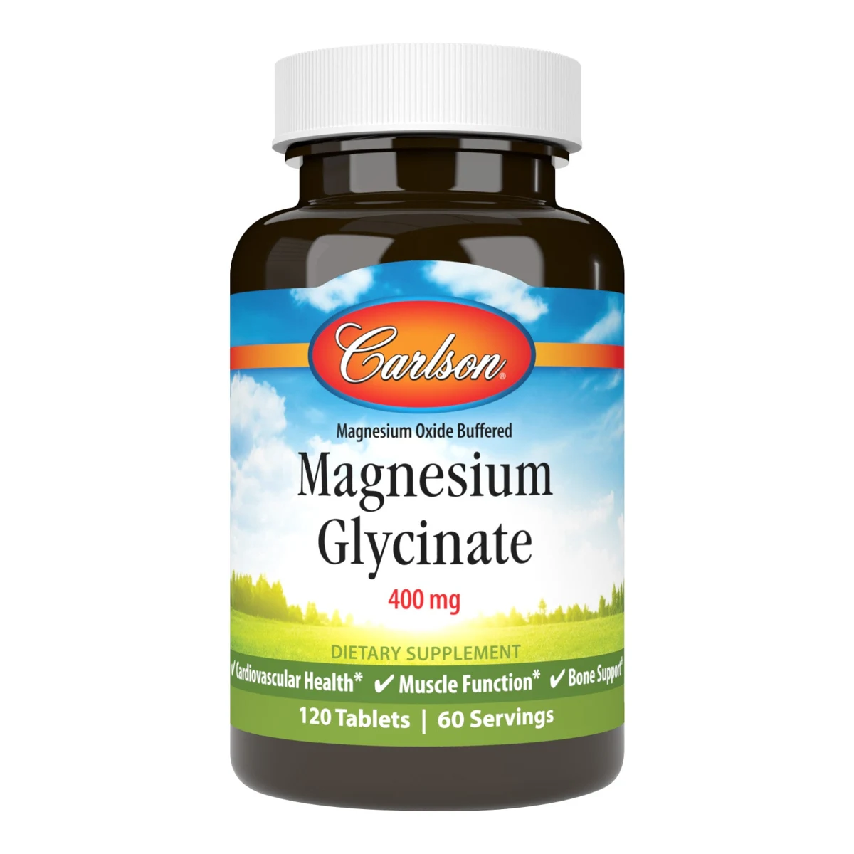 Carlson Buffered Magnesium Glycinate 400 mg