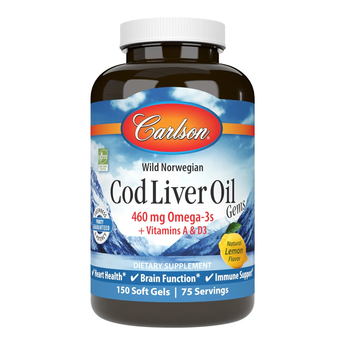 Carlson Cod Liver Oil Gems