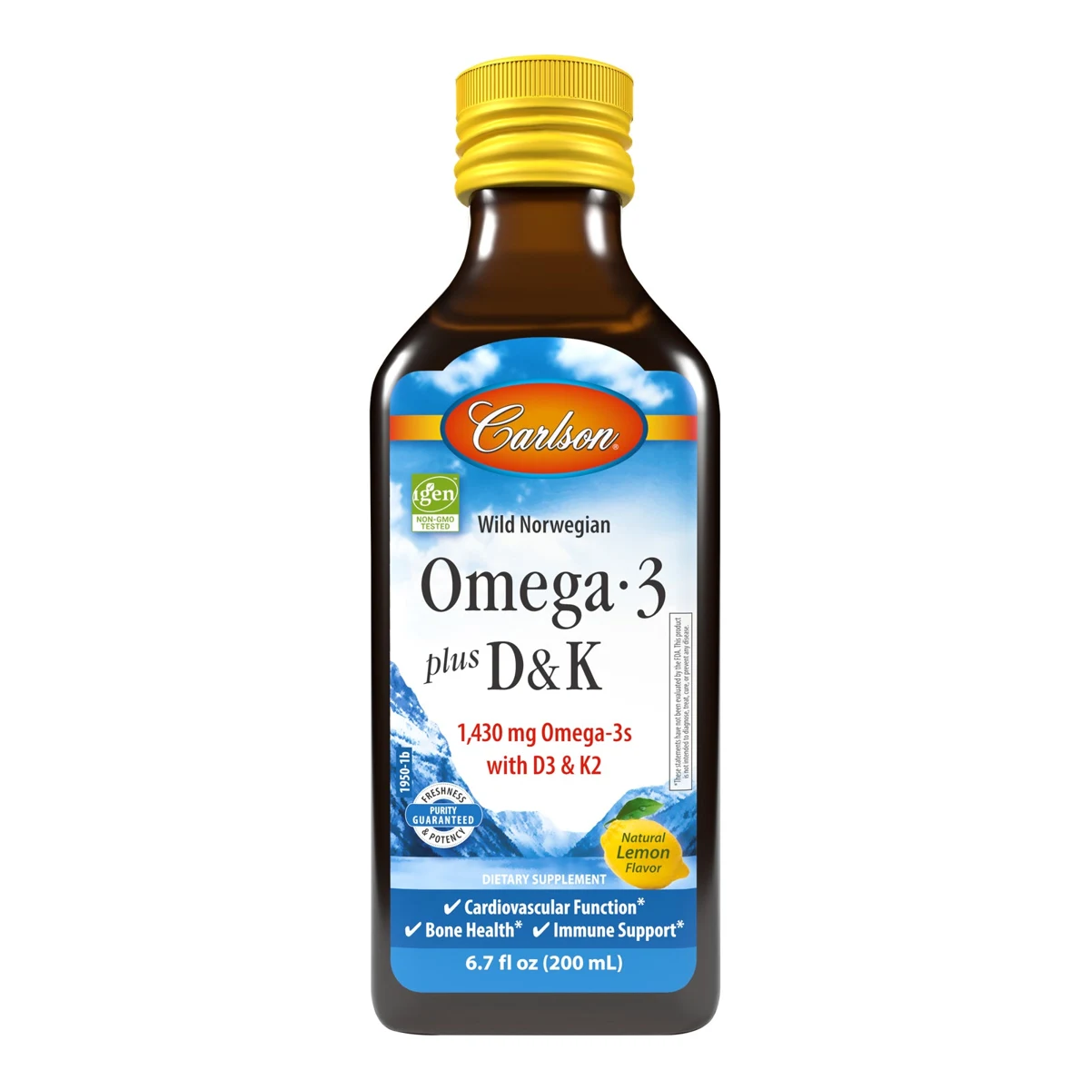 Carlson Omega-3 + D & K