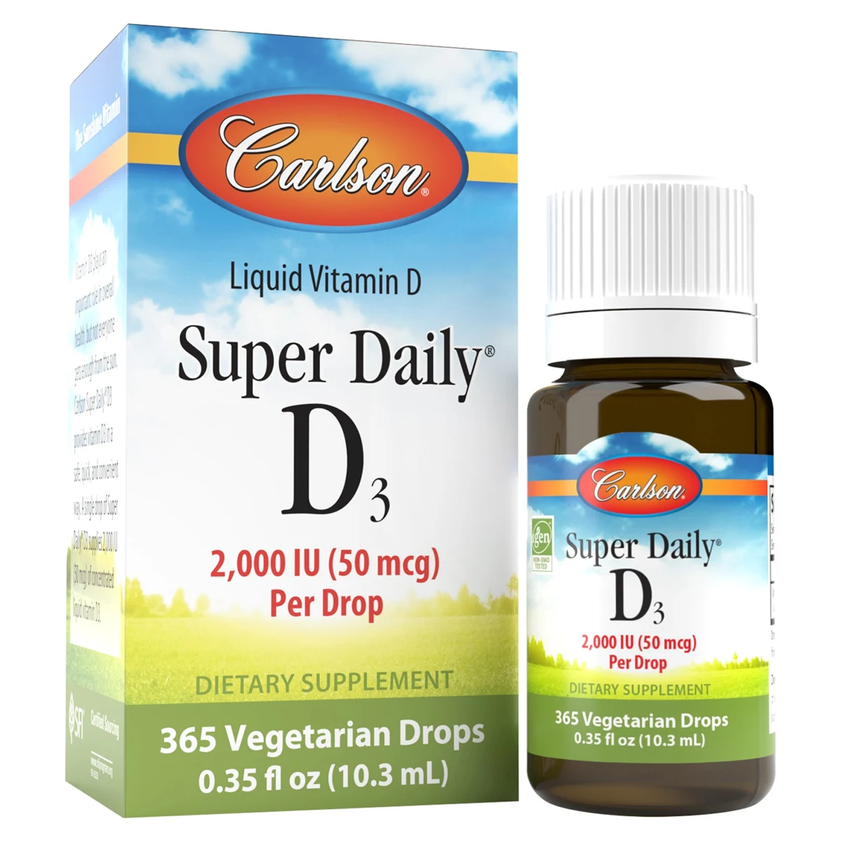 Carlson Super Daily D3 2,000 IU (50 mcg)