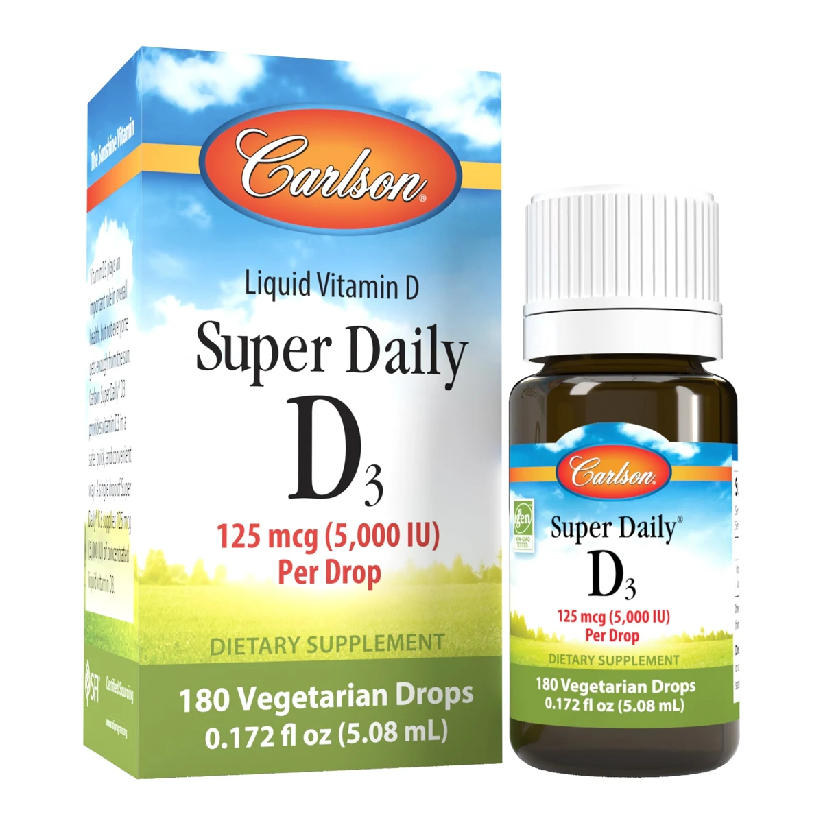 Carlson Super Daily D3 5,000 IU (125 mcg)