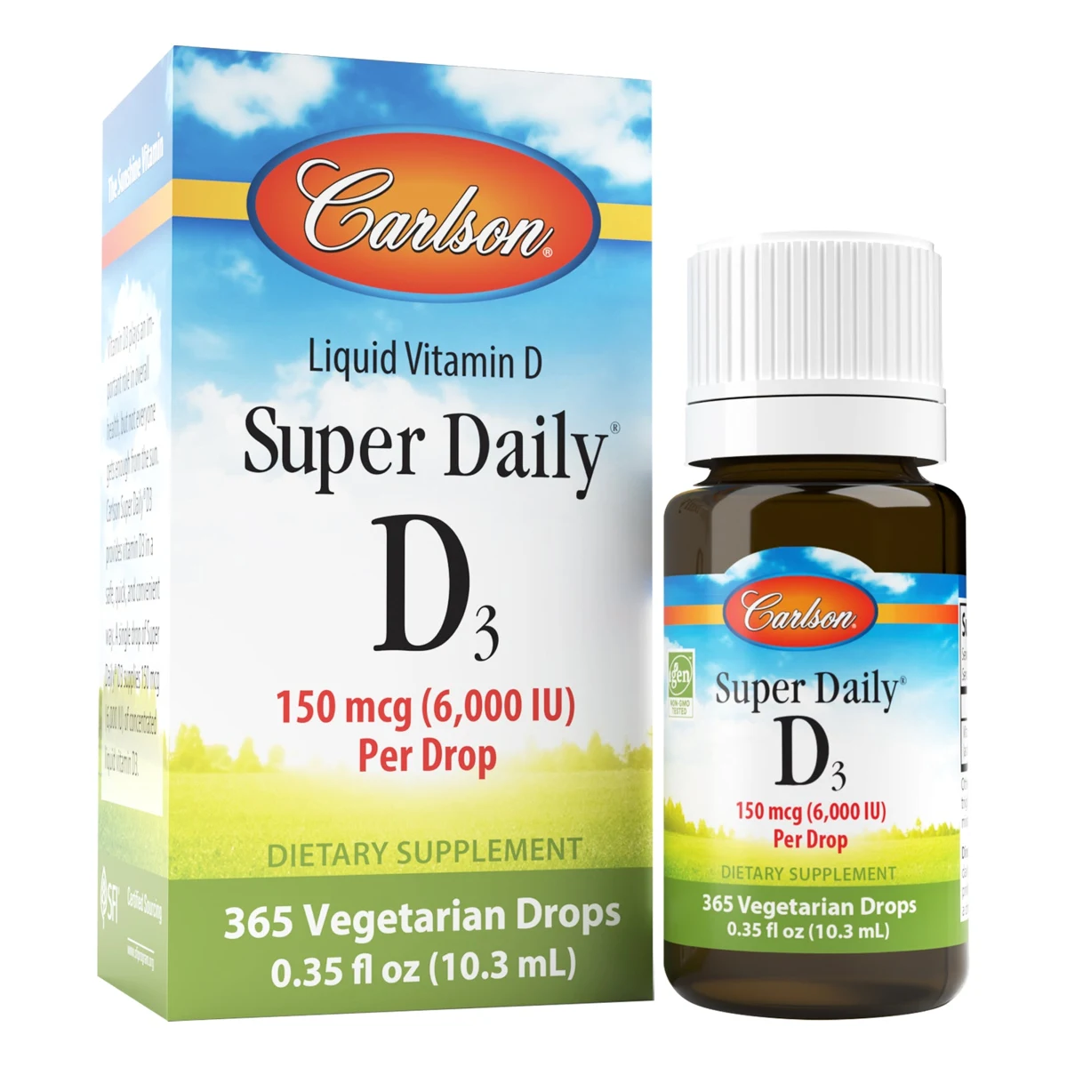 Carlson Super Daily D3 6,000 IU (150 mcg)