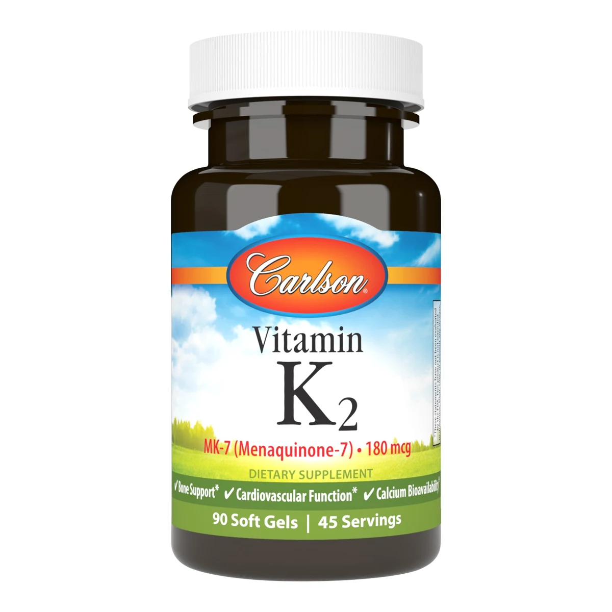 Carlson Vitamin K2 as MK-7 180 mcg
