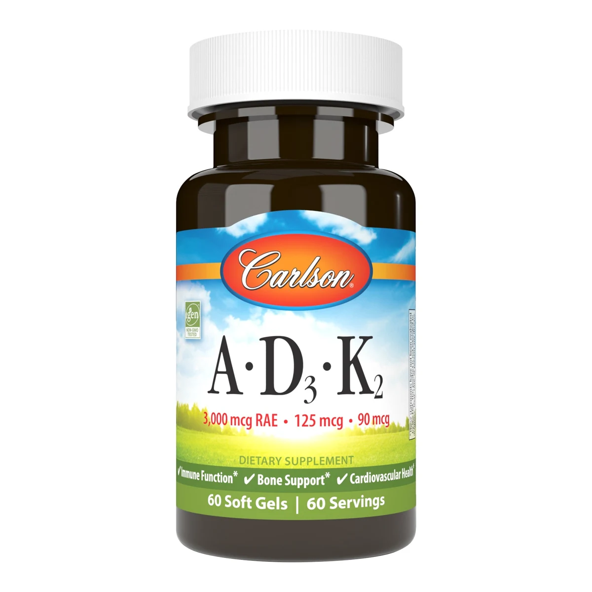 Carlson Vitamins A • D3 • K2