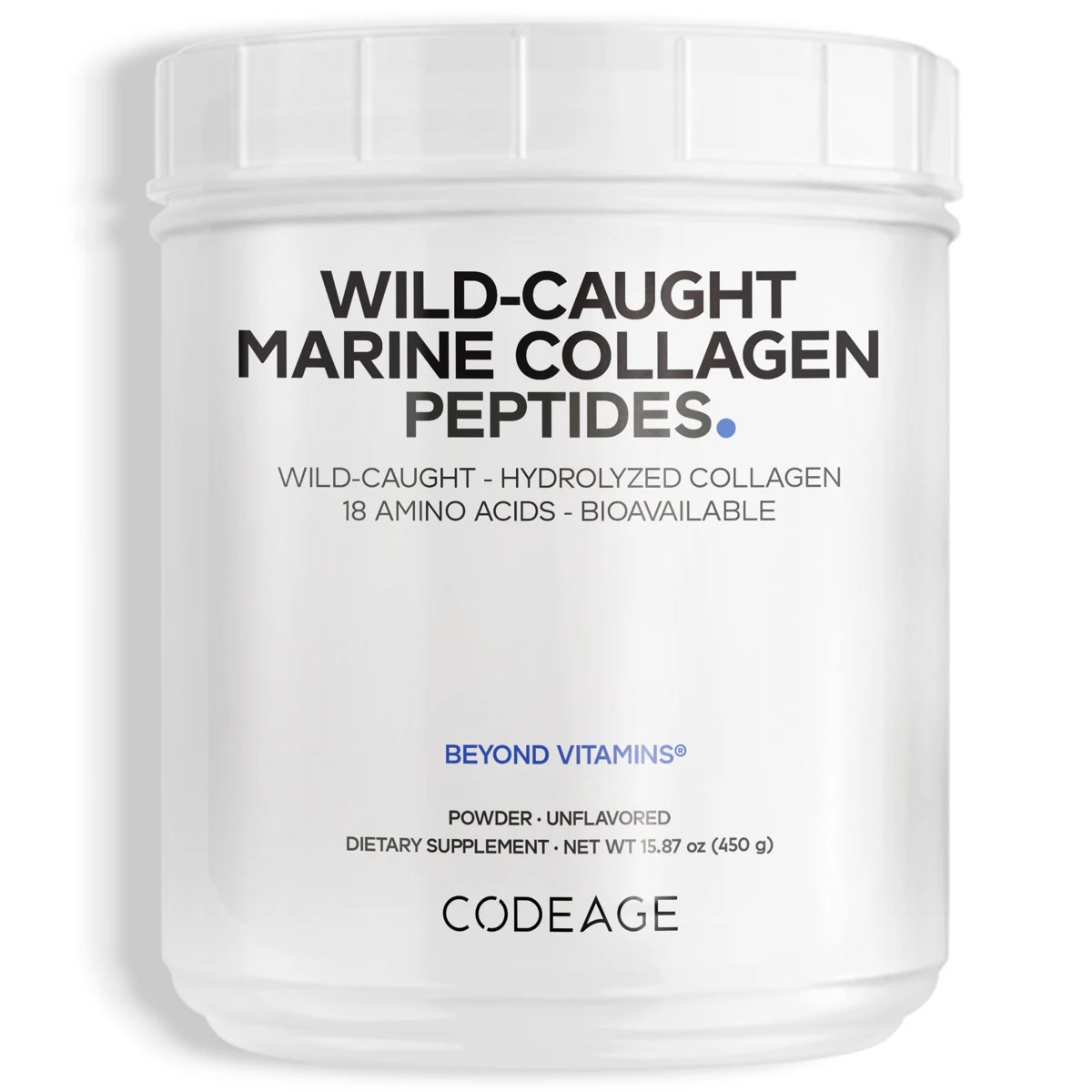 Codeage Wild Caught Marine Collagen Peptides Powder