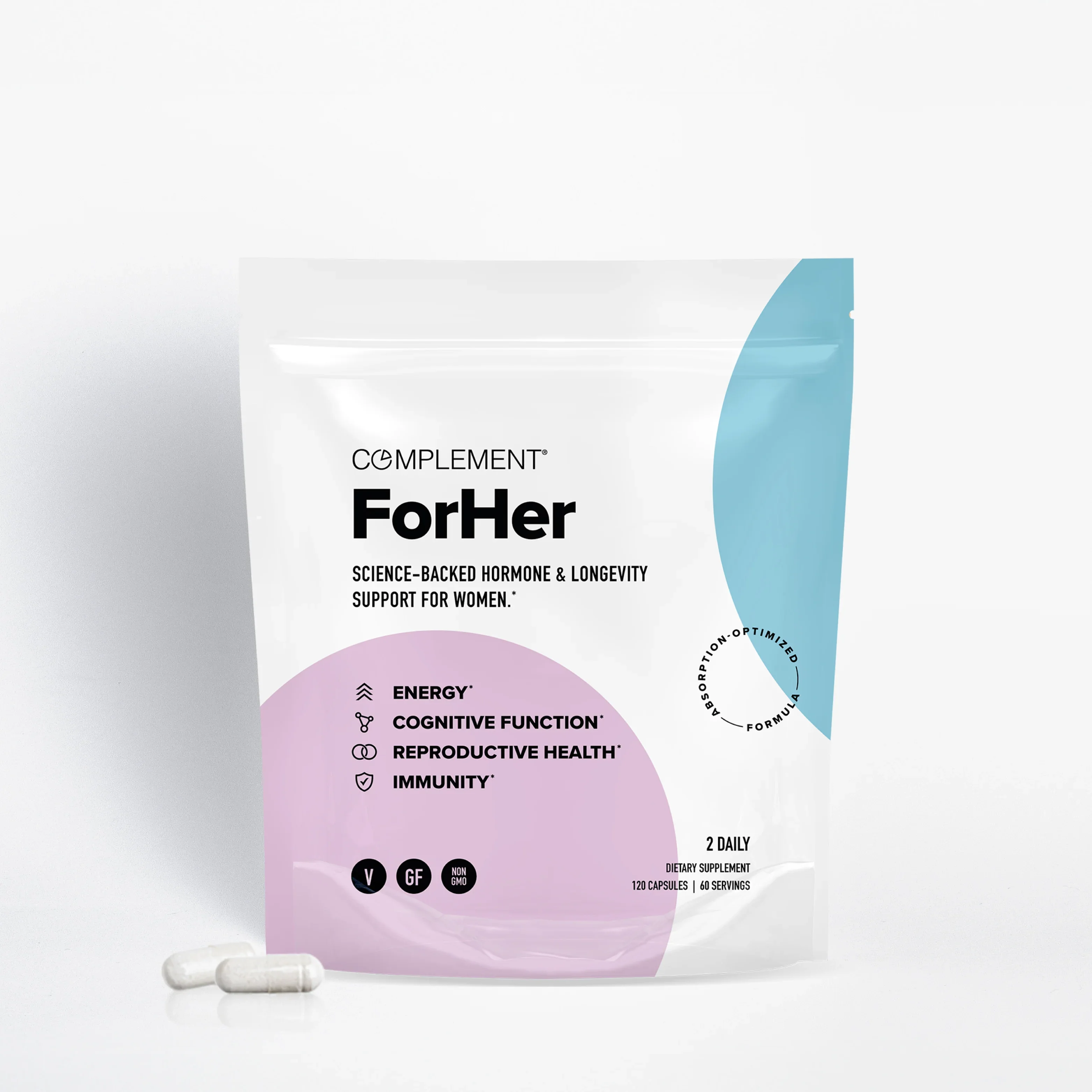 ForHer Hormone Balance and Longevity Multivitamin for Women — image 1 of 9