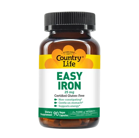 Country Life Easy Iron 25mg Capsules