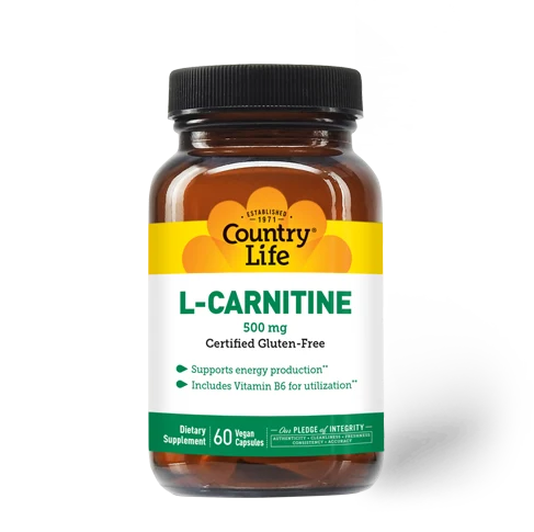Country Life L-Carnitine Capsules 500 mg
