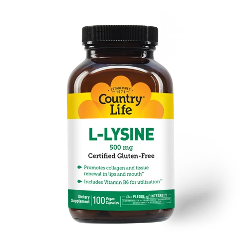 Country Life L-Lysine Capsules 500 mg