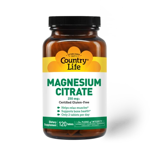 Country Life Magnesium Citrate 250mg