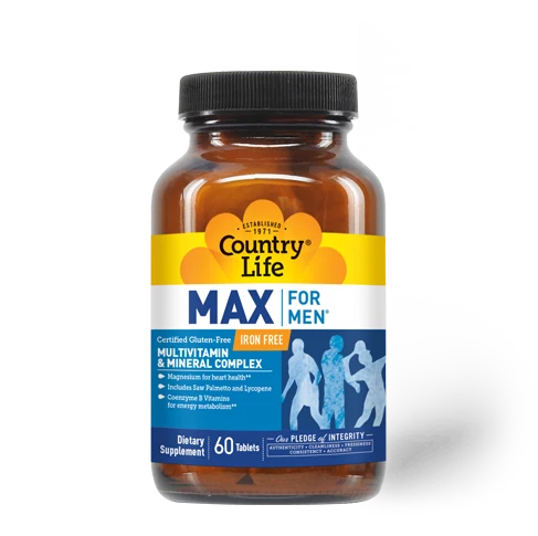 Country Life MAX For Men Iron Free Multivitamin