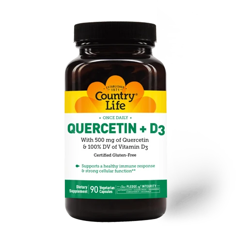 Country Life Quercetin + D3