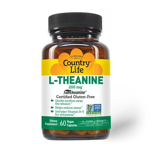 Country Life Suntheanine L-Theanine 200 mg