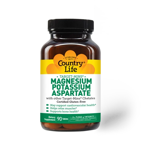 Country Life Target-Mins Magnesium Potassium Aspartate