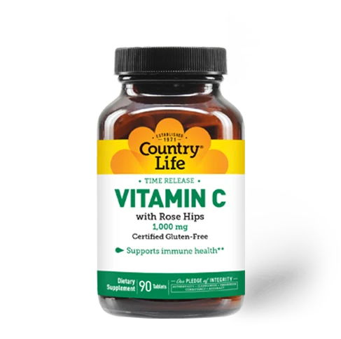 Country Life Time Release Vitamin C with Rose Hips