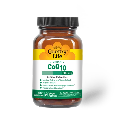 Country Life Vegan CoQ10 200 mg