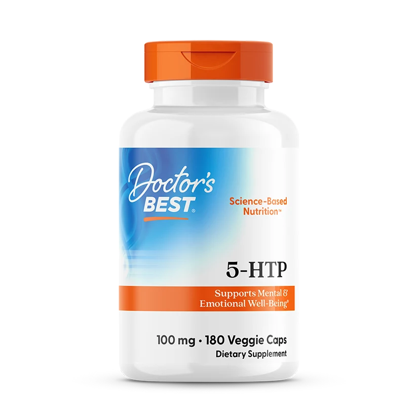 Doctor's Best 5-HTP, 100 mg, 180 Veggie Caps