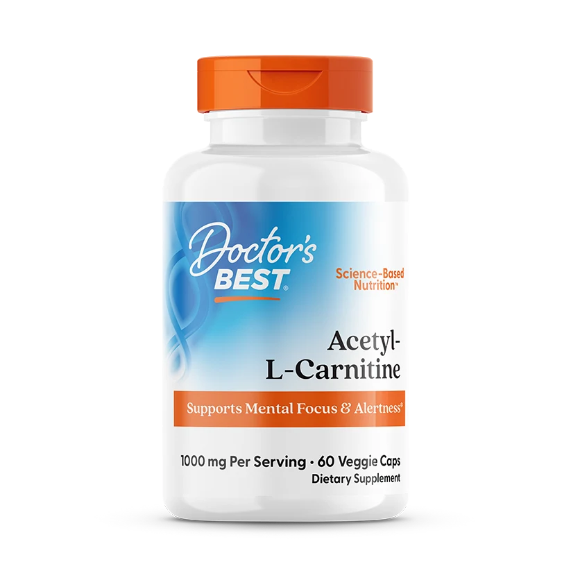 Doctor's Best Acetyl-L-Carnitine, 500 mg, 60 Veggie Caps