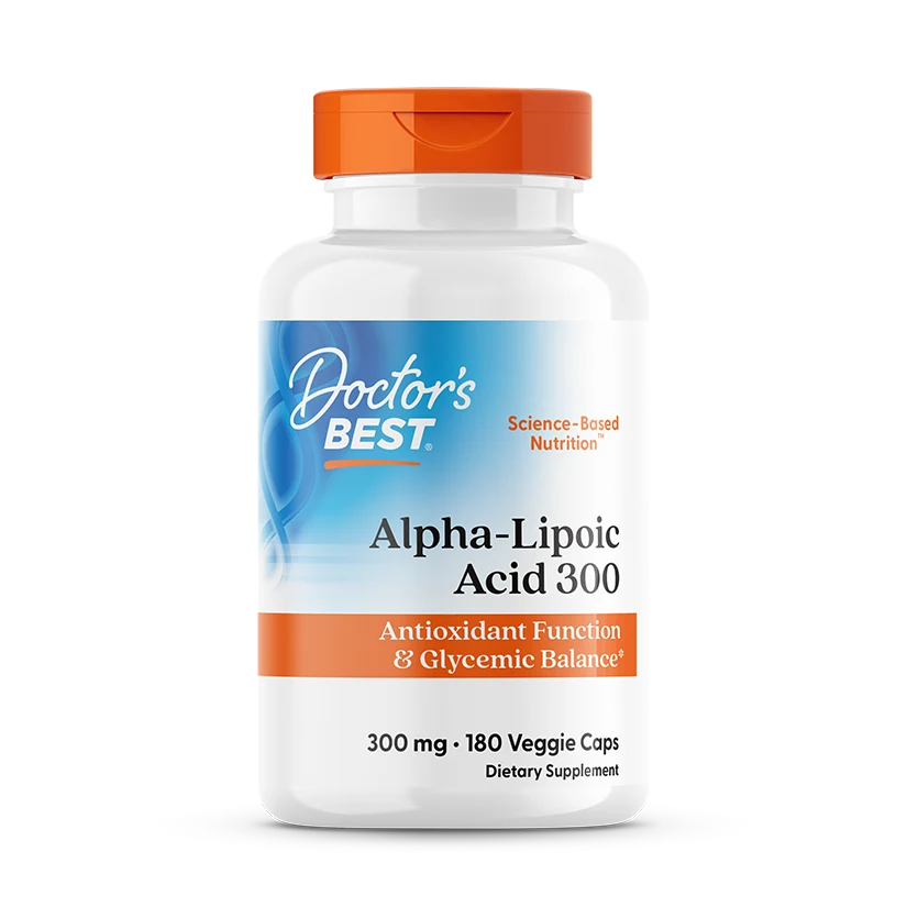 Doctor's Best Alpha-Lipoic Acid 300, 300 mg, 180 Veggie Caps
