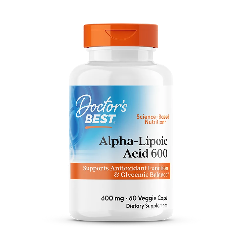 Doctor's Best Alpha-Lipoic Acid, 600 mg, 60 Veggie Caps