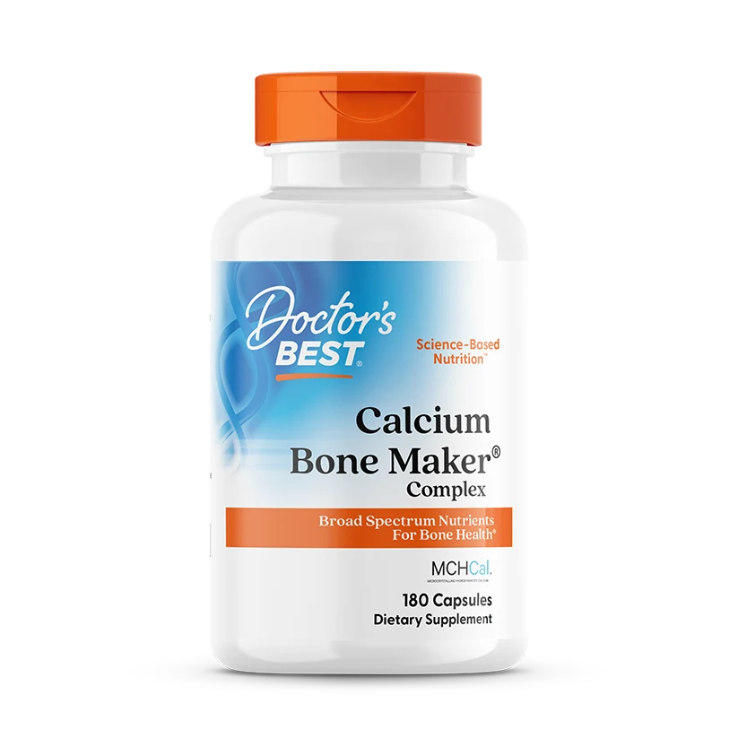 Doctor's Best Calcium Bone Maker Complex with MCHCal, 180 Capsules