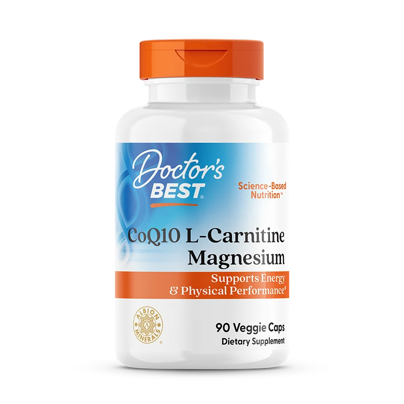 Doctor's Best CoQ10 L-Carnitine Magnesium, 90 Veggie Caps