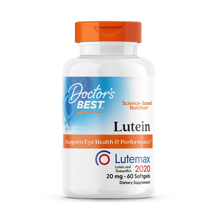 Doctor's Best Lutein with Lutemax 2020, 20 mg, 60 Softgels