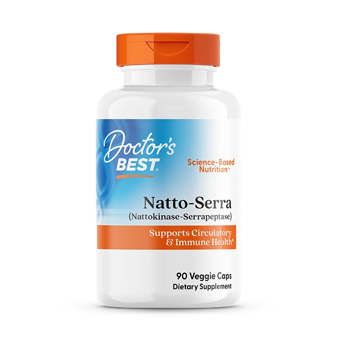 Doctor's Best Natto-Serra, 90 Veggie Caps