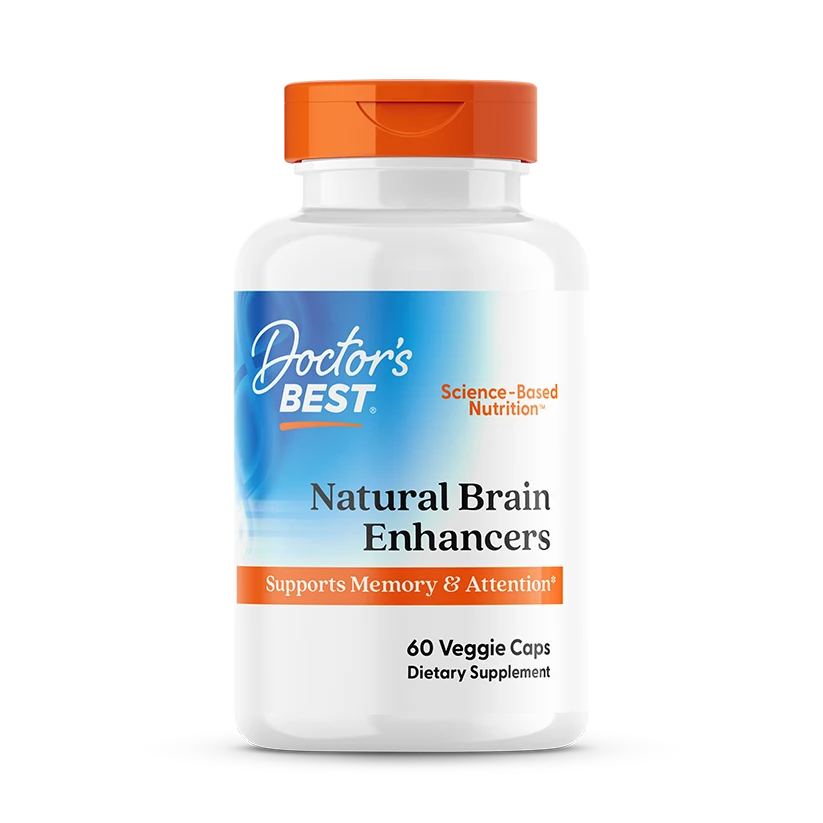 Doctor's Best Natural Brain Enhancers with AlphaSize and SerinAid, 60 Veggie Caps