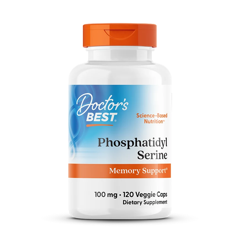 Doctor's Best Phosphatidylserine with SerinAid, 100 mg, 120 Veggie Caps