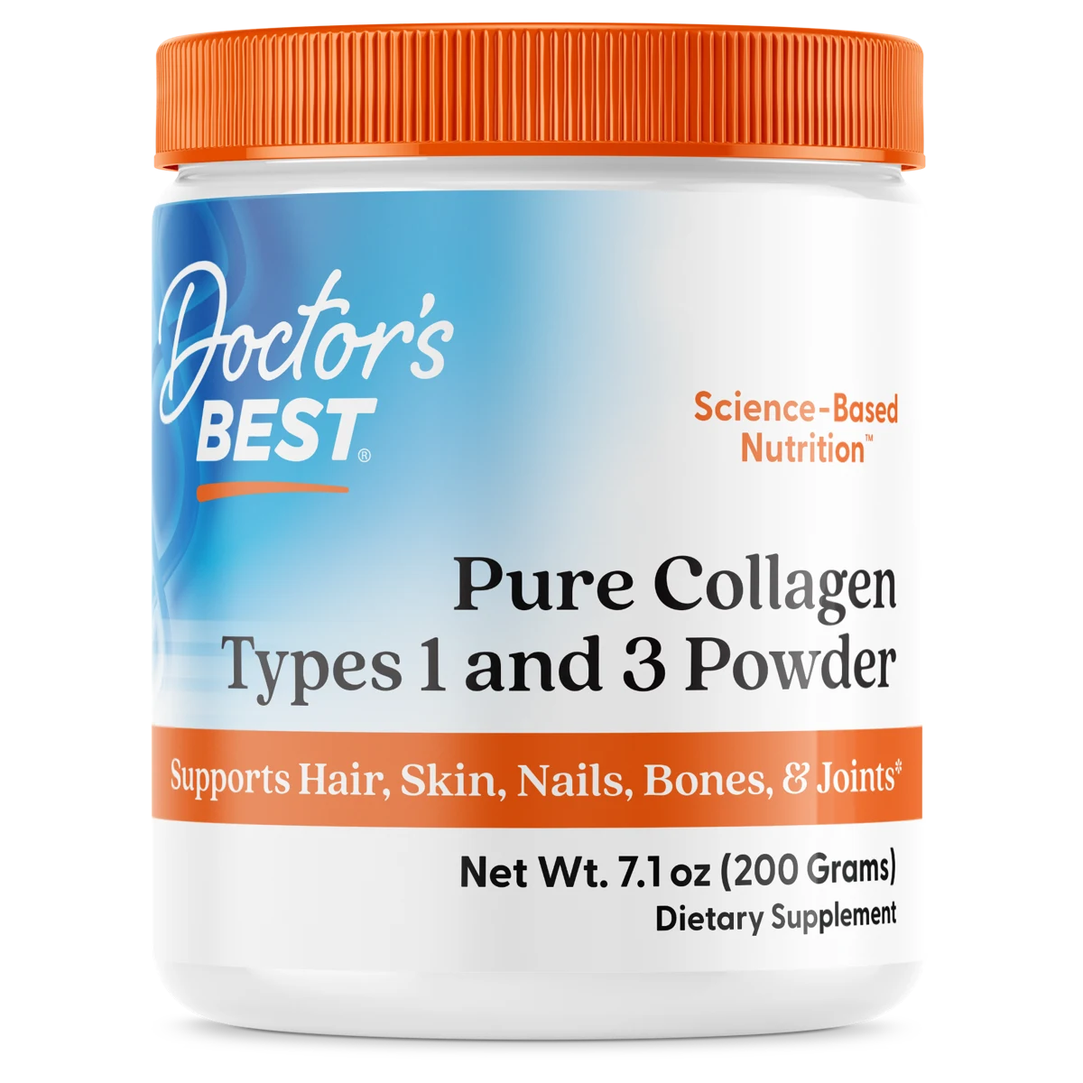 Doctor's Best Pure Collagen Types 1 and 3 Powder, 7.1 oz (200 g)