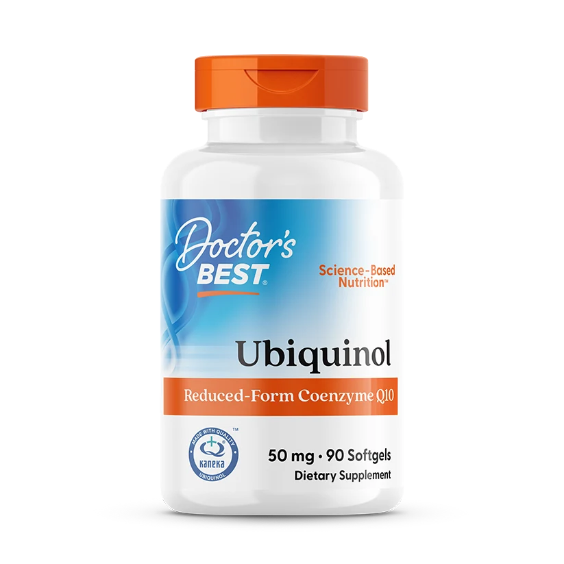 Doctor's Best Ubiquinol with Kaneka, 50 mg, 90 Softgels