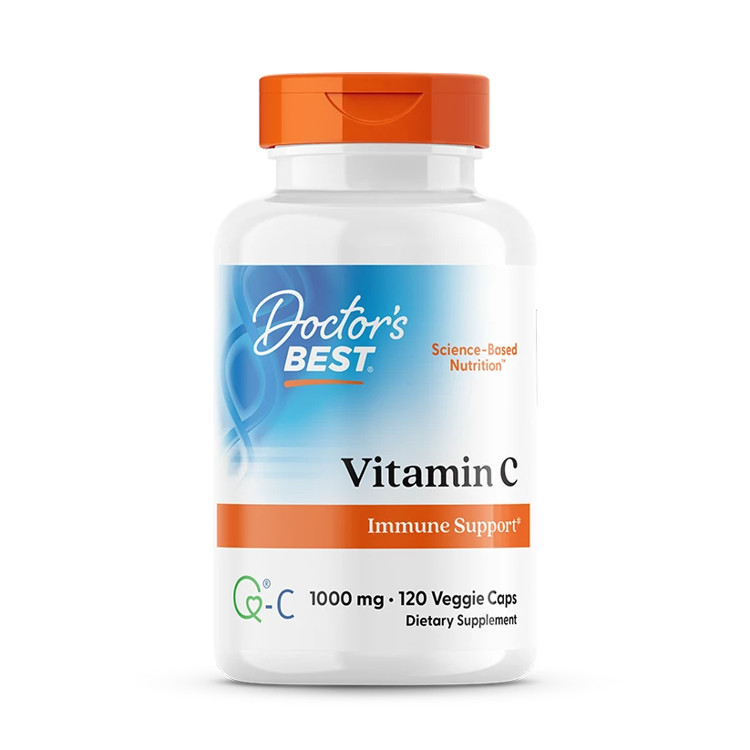 Doctor's Best Vitamin C with Q-C, 1,000 mg, 120 Veggie Caps