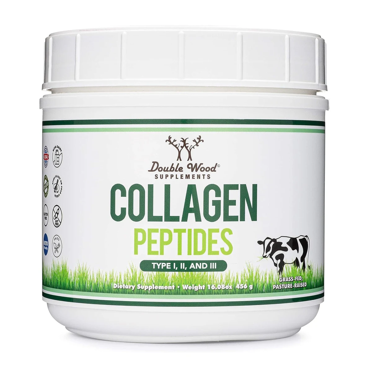 Double Wood Collagen Peptides Powder